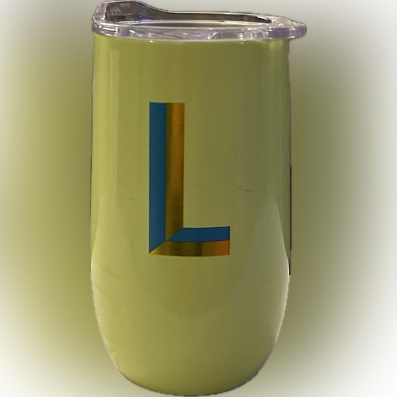 MONOGRAM GIFT NWT Dbl Wall Stainless Tumbler wLid A C D J K K L M N P R - Picture 8 of 13